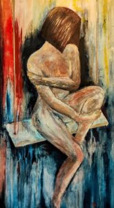 Vulnerabile 70x140 opera di Cinzia Ruzzetti